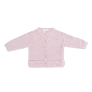 Angel Dear Chenille Cardigan Set – Blush Pink - Simply Blessed Children's Boutique