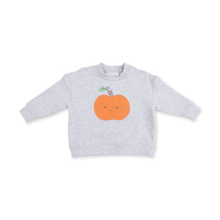 Angel Dear Grey Pumpkin Drop Sleeve Sweatshirt-Boys Sweatshirt/Pullover-Simply Blessed Children's Boutique