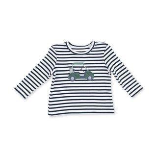 Angel Dear Golf Striped Long Sleeve Shirt-Boys Long Sleeve Shirts-Simply Blessed Children's Boutique