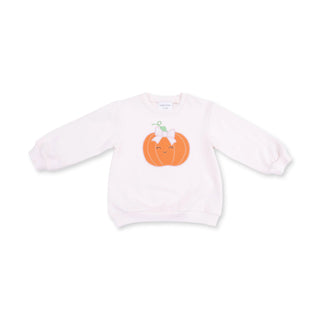 Angel Dear Pink Pumpkin Oversize Sweatshirt-Girls Sweatshirt/Pullover-Simply Blessed Children's Boutique