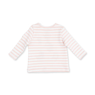 Angel Dear Pretty Equestrian Striped Long Sleeve Shirt-Girls Long Sleeve Shirts-Simply Blessed Children's Boutique