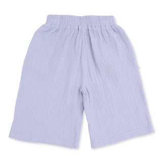 Angel Dear Zen Blue Wide-Leg Organic Muslin Pants-Girls Leggings/Bottoms-Simply Blessed Children's Boutique