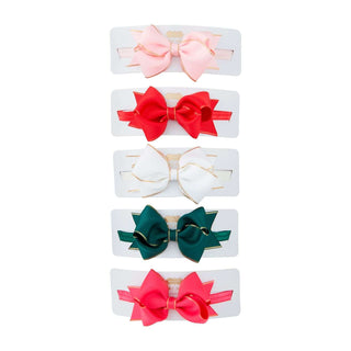 Baby Bow Headband - Pink, Red, White, Green, Hot Pink-Hair Accessories-Simply Blessed Children's Boutique