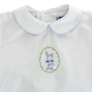 Baby Boy Easter Bunny Collar Shirt & Short Set-Boys Outfit Sets-Simply Blessed Children's Boutique