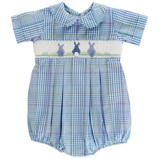 Bailey Boys Cottontails Boys Easter Smocked Bubble-Infants-Simply Blessed Children's Boutique
