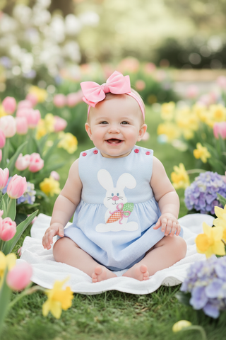 Bailey Boys Little Hare Girls Easter Bubble-Infants-Simply Blessed Children's Boutique