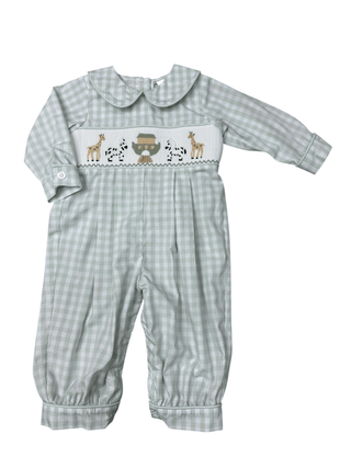 Banana Split Kids Noah's Ark Smocked Boys Romper-Boys One-Piece-Simply Blessed Children's Boutique