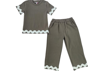 Banana Split Kids Camila Ric Rac Pant Set