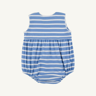 Barlett Bubble - Barbados Blue Stripe/Worth Ave White by The Beaufort Bonnet Company-Girls One-Piece-Simply Blessed Children's Boutique