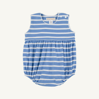 Barlett Bubble - Barbados Blue Stripe/Worth Ave White by The Beaufort Bonnet Company-Girls One-Piece-Simply Blessed Children's Boutique
