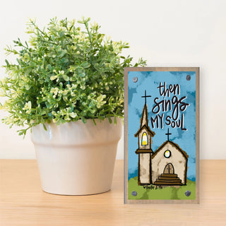 Baxter & Me Hymns Collection Happy Blocks – Hand-Finished Christian Wood Decor-Home/GIft-Simply Blessed Children's Boutique