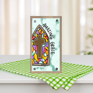 Baxter & Me Hymns Collection Happy Blocks – Hand-Finished Christian Wood Decor-Home/GIft-Simply Blessed Children's Boutique