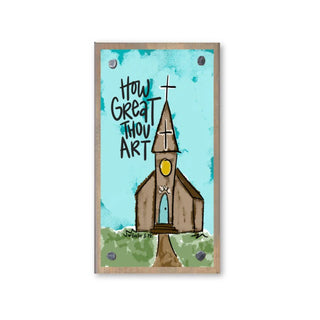 Baxter & Me Hymns Collection Happy Blocks – Hand-Finished Christian Wood Decor-Home/GIft-Simply Blessed Children's Boutique