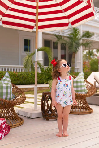 Branham Bubble - Biltmore Blooms (Buckhead Blue)/Richmond Red/Worth Ave White by The Beaufort Bonnet Company-Girls One-Piece-Simply Blessed Children's Boutique