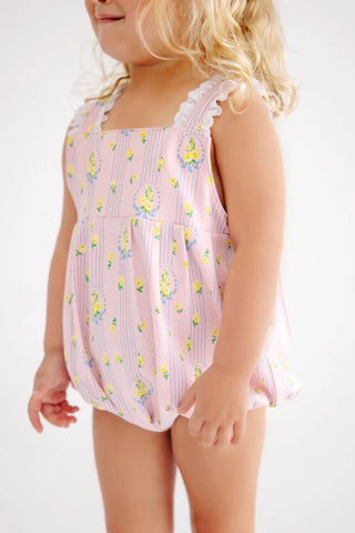 Branham Bubble – Central Park Posies/Worth Ave White | The Beaufort Bonnet Company