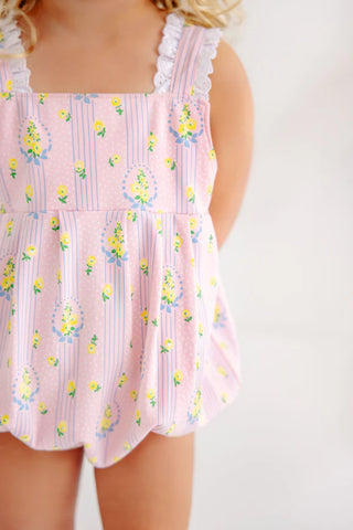 Branham Bubble – Central Park Posies/Worth Ave White | The Beaufort Bonnet Company