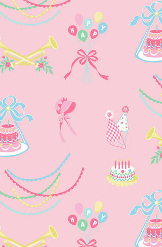 Short Sleeve Britt Romper – Golden Birthday / Pier Party Pink