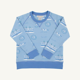 Boys Cassidy Comfy Crewneck - A Day at the Derby by The Beaufort Bonnet Company - Simply Blessed Children's Boutique