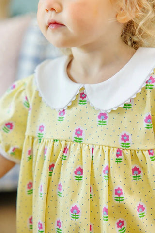 Cindy Lou Bubble - Fairway Floral/Worth Ave White by The Beaufort Bonnet Company-Girls One-Piece-Simply Blessed Children's Boutique
