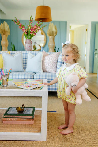 Cindy Lou Bubble - Fairway Floral/Worth Ave White by The Beaufort Bonnet Company-Girls One-Piece-Simply Blessed Children's Boutique