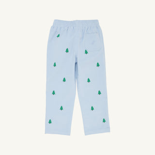 Critter Sheffield Pants - Corduroy - Buckhead Blue/Christmas Trees by The Beaufort Bonnet Company - Simply Blessed Children's Boutique