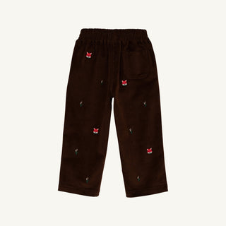 Critter Sheffield Pants - Corduroy - Chelsea Chocolate/Foxes by The Beaufort Bonnet Company - Simply Blessed Children's Boutique