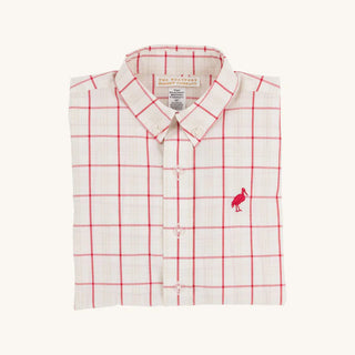 Dean's List Dress Shirt - Oak Park Plaid/Worth Avenue White from The Beaufort Bonnet Company