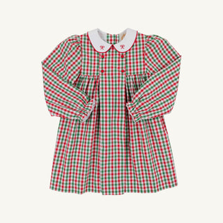 Della Marie Dress - Richmond Red and Kiawah Kelly Green Gingham/Worth Ave White by The Beaufort Bonnet Company-Girls Dresses-Simply Blessed Children's Boutique