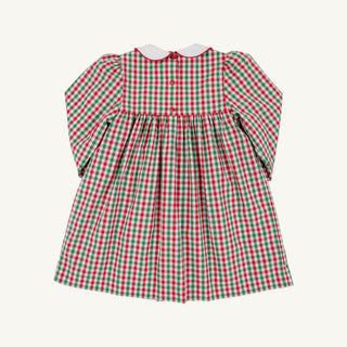 Della Marie Dress - Richmond Red and Kiawah Kelly Green Gingham/Worth Ave White by The Beaufort Bonnet Company-Girls Dresses-Simply Blessed Children's Boutique