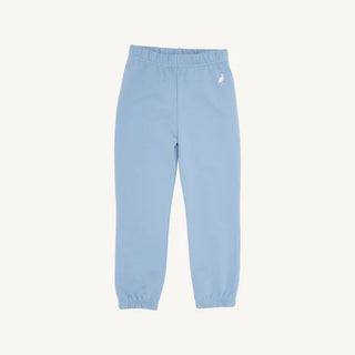 Gates Sweeney Sweatpant - Barrington Blue with Multicolor Stork from The Beaufort Bonnet Company
