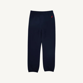Gates Sweeney Sweatpant - Nantucket Navy with Richmond Red Stork from The Beaufort Bonnet Company