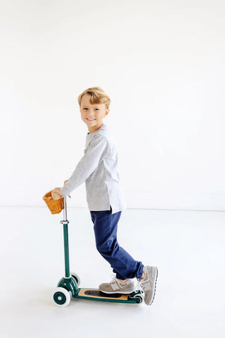 Gates Sweeney Sweatpant - Nantucket Navy with Richmond Red Stork from The Beaufort Bonnet Company