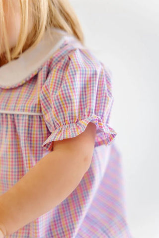 Holly Day Bubble – Woodstock Park Plaid/Worth Ave White | The Beaufort Bonnet Company-Baby One-Pieces-Simply Blessed Children's Boutique