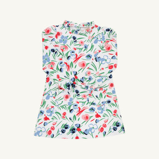 Lizzie`s Luxe Leisure Dress - Fair St Floral by The Beaufort Bonnet Company - Simply Blessed Children's Boutique