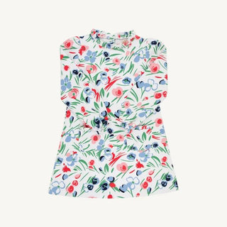 Lizzie`s Luxe Leisure Dress - Fair St Floral by The Beaufort Bonnet Company - Simply Blessed Children's Boutique