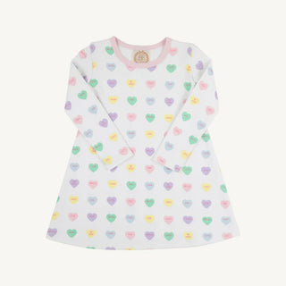 Long Sleeve Polly Play Dress – We Heart You/Palm Beach Pink | The Beaufort Bonnet Company