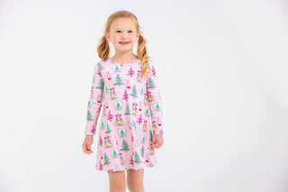 Long Sleeve Polly Play Dress - Christmas Coloring Contest by The Beaufort Bonnet Company-Girls Dresses-Simply Blessed Children's Boutique