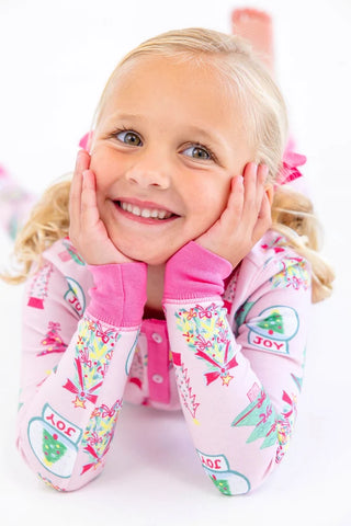 Payton Pajama Set - Christmas Coloring Contest/Winter Park Pink by The Beaufort Bonnet Company-Girls Sleepwear-Simply Blessed Children's Boutique