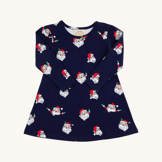 Long Sleeve Penny's Play Dress - Jolly Old St. Nick from The Beaufort Bonnet Company