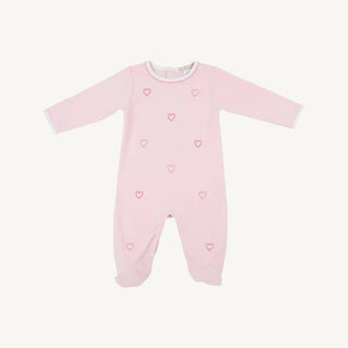 Pink Rock Me Romper – Palm Beach Pink / Worth Ave White | The Beaufort Bonnet Company