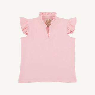 Rosie Ruffle Top – Sandpearl Pink