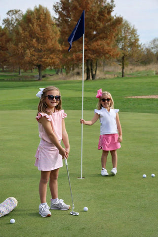 Rosie Ruffle Top – Sandpearl Pink