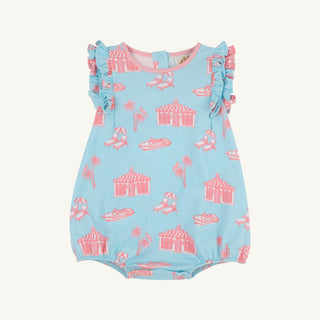 Ruehling Ruffle Bubble – Parrot Cay Canopy/Sandpearl Pink | The Beaufort Bonnet Company