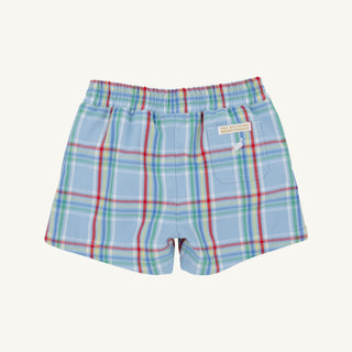 Sheffield Shorts - Kensington Court Plaid/Worth Ave White by The Beaufort Bonnet Company-Boys Shorts-Simply Blessed Children's Boutique