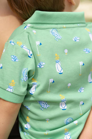 Sir Proper's Romper – Clubhouse Couture (Wood Boat Blue) | The Beaufort Bonnet Company