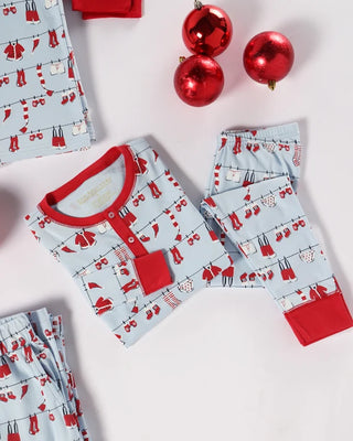 Sutton's Sweet Dream Set - Santa's Laundry Line/Richmond Red by The Beaufort Bonnet Company-Boys Sleepwear-Simply Blessed Children's Boutique