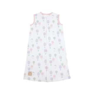 Beddie Bye Sleep Sack – Up, Up, and Away with Palm Beach Pink-Infants-Simply Blessed Children's Boutique