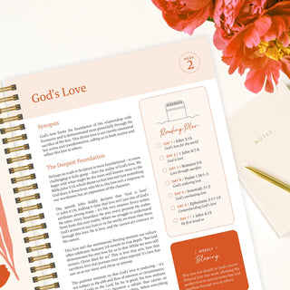 Spiral Bible The Bible in a Year: A 52-Week Study-Books-Simply Blessed Children's Boutique