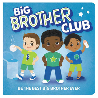 Big Brother Club Board Book with Reward Chart & Stickers-Books-Simply Blessed Children's Boutique