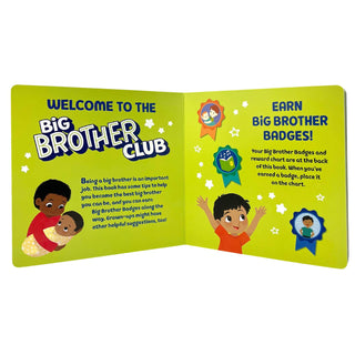 Big Brother Club Board Book with Reward Chart & Stickers-Books-Simply Blessed Children's Boutique